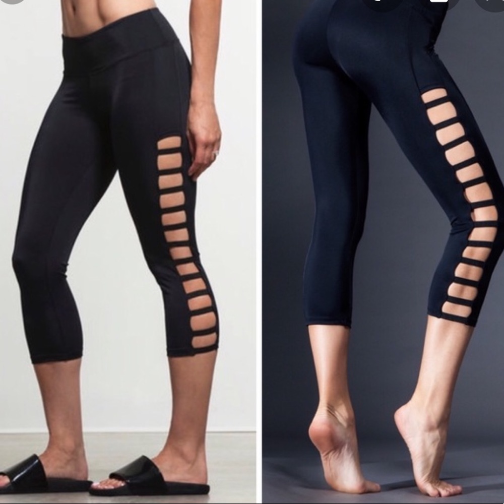 Onzie ladder capri leggings